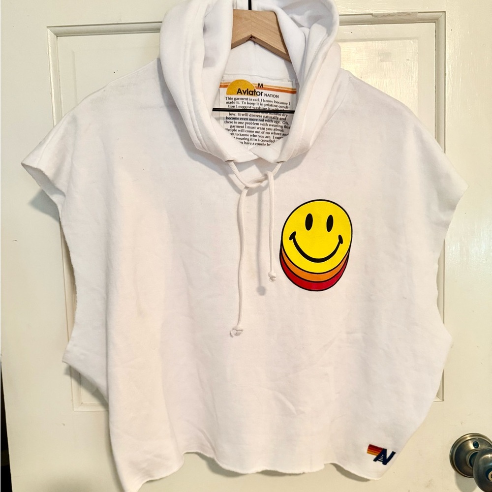 Aviator Nation sleeveless hoodie Super comfy